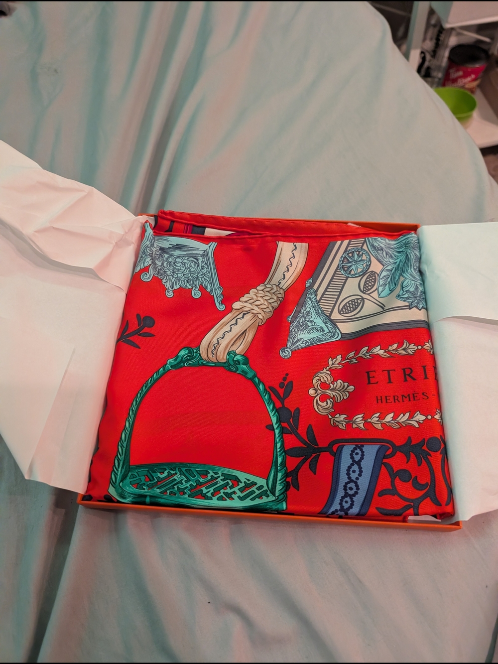 Hermes Etriers Remix, 90cm. Unused, Original Packaging - Picture 3 of 3